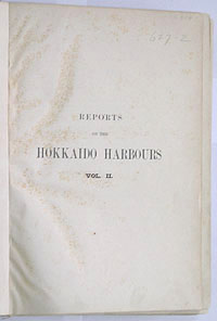 Reports on the HOKKAIDO Harbours Vol.2